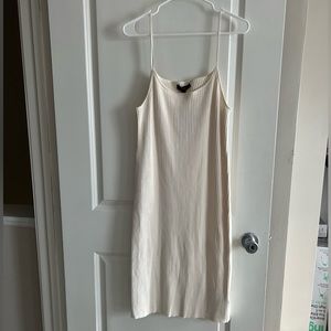 White spaghetti strap dress NWT